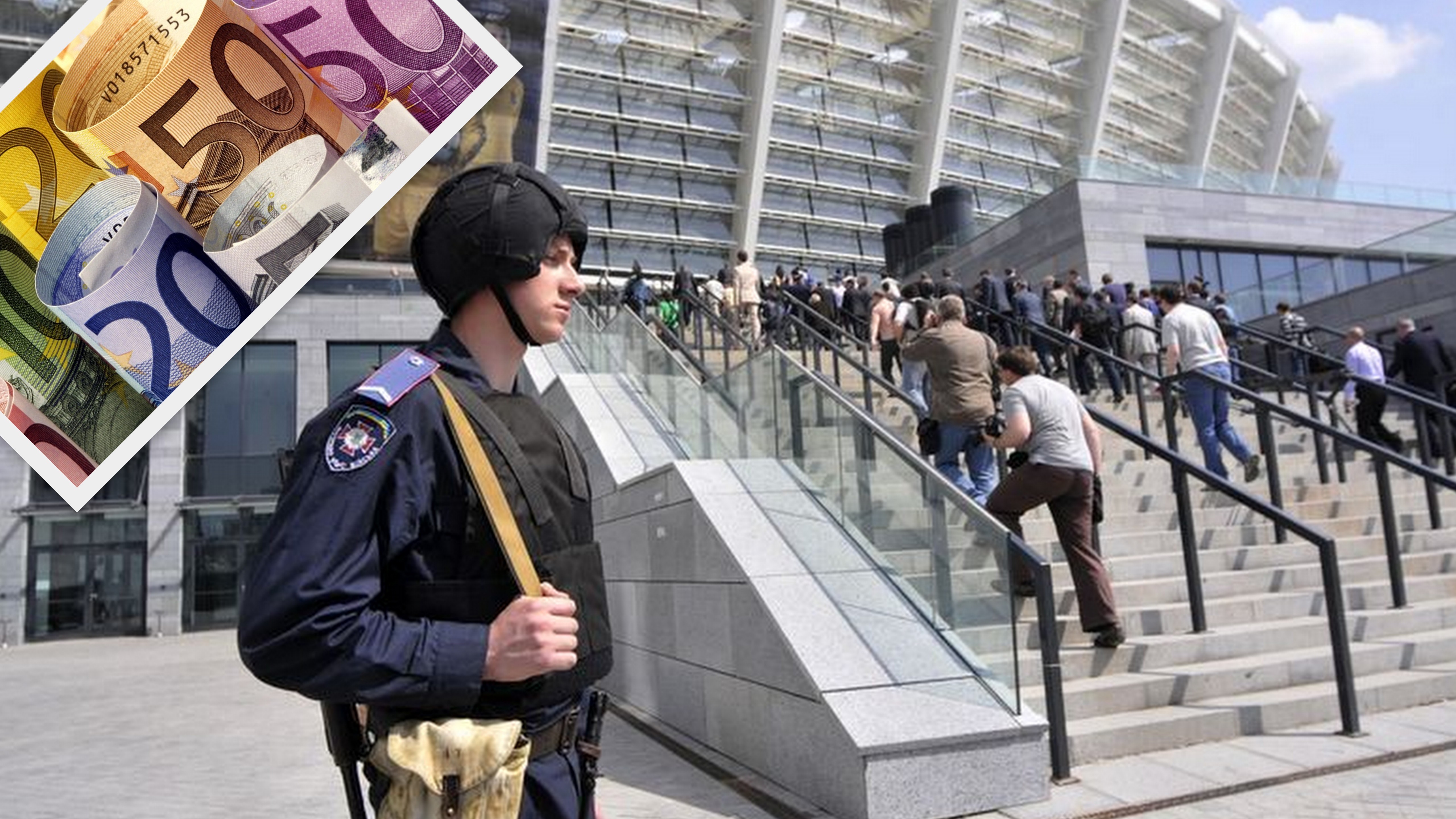 EURO_2012_šampionát_futbal_vojaci_kyjev_peniaze_koláž
